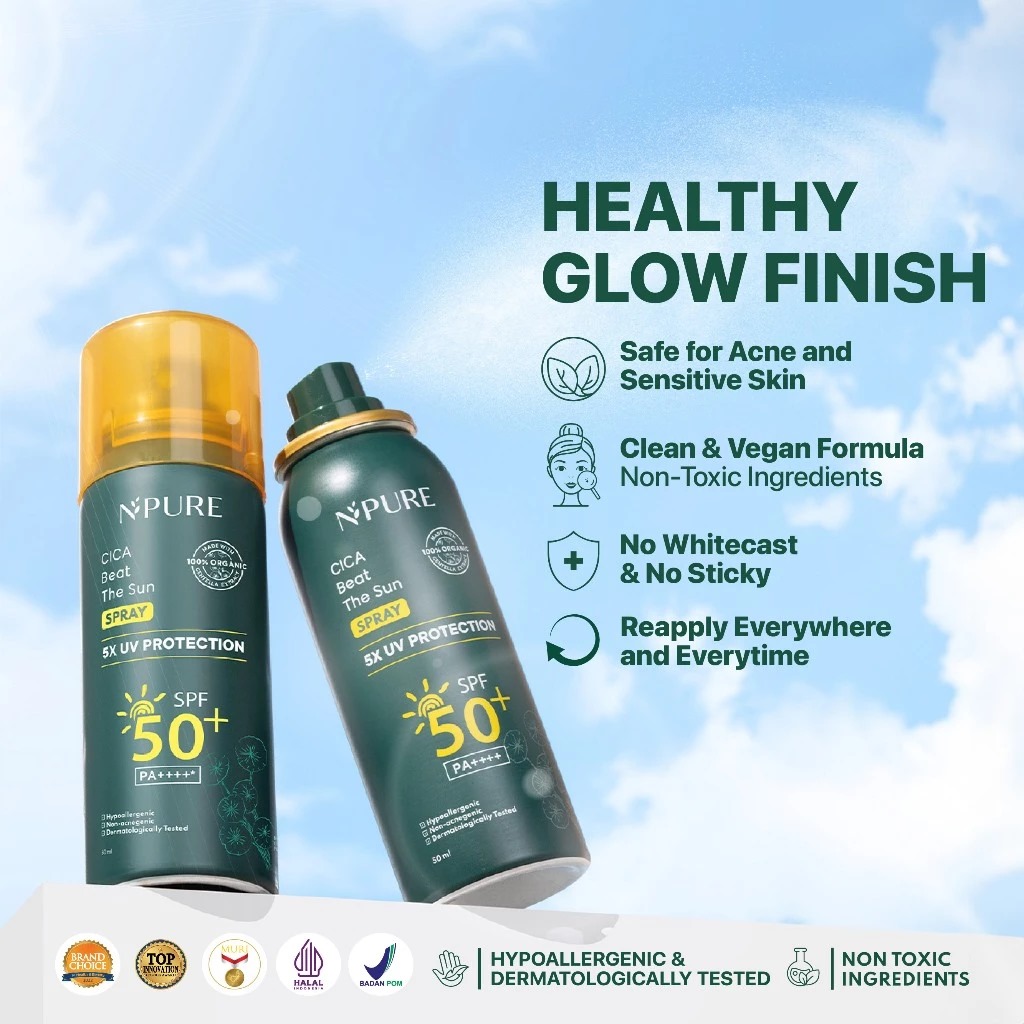 Npure Cica Beat The Sun Spray SPF50+ PA++++ 50ml