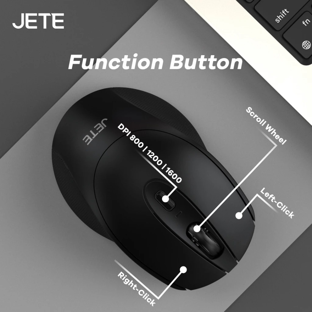 JETE Mouse Wireless - MS102 *