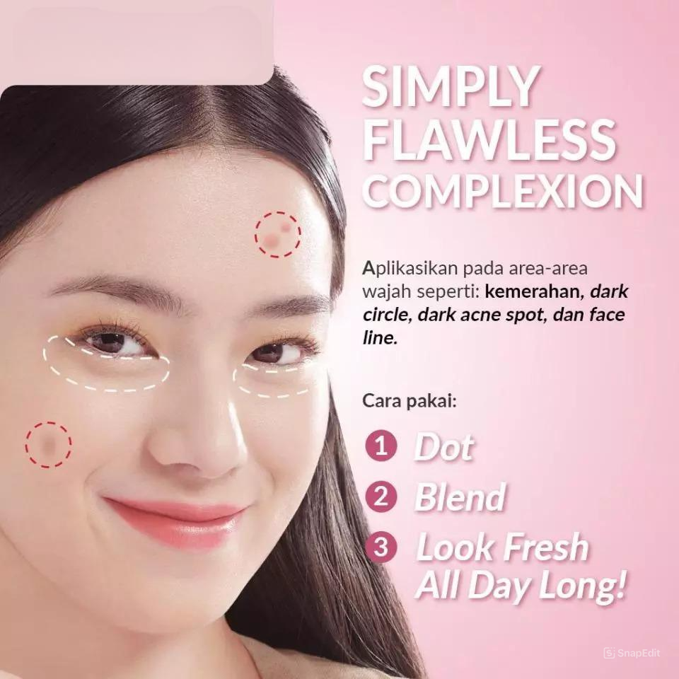 Pixy 4 Beauty Benefits Hybrid Liquid Concealer - 01 Cream Beige