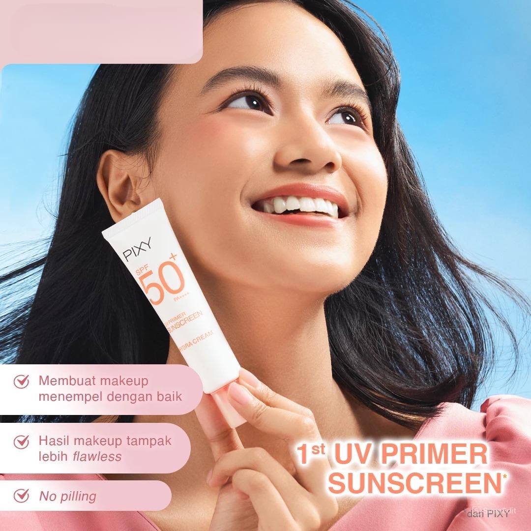 Pixy UV Primer Sunscreen SPF50+ PA++++ 30gr - Hydra Cream Normal to Dry Skin (Orange)