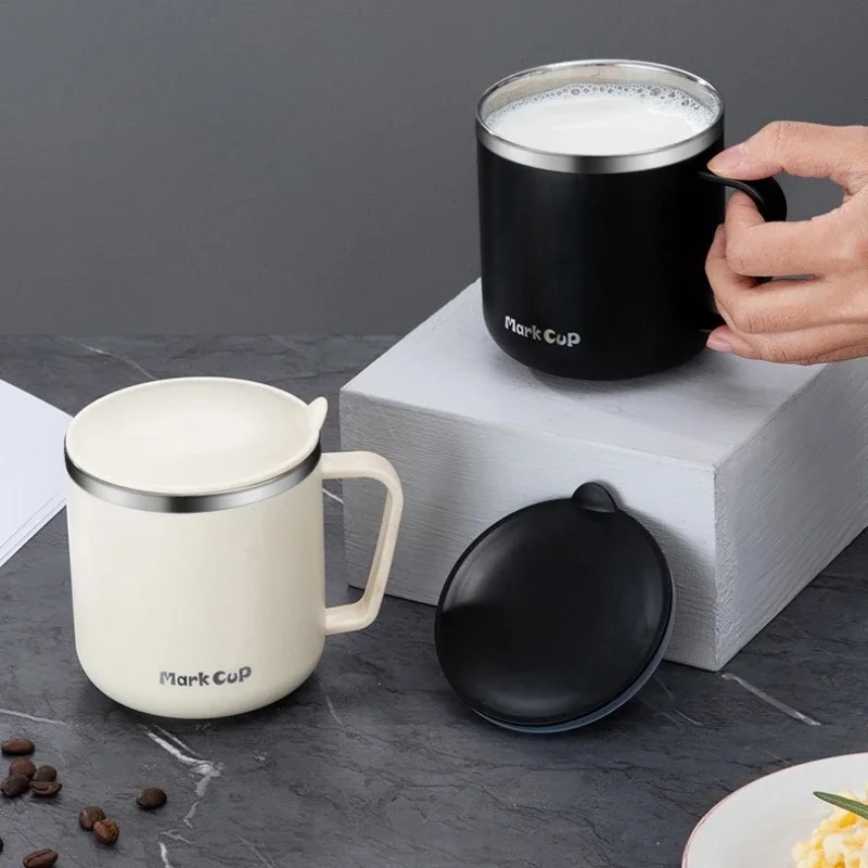 Coffee Cup Polos Stainless 350ml (HN-2009) - Mug Gelas Tumblr Stainless