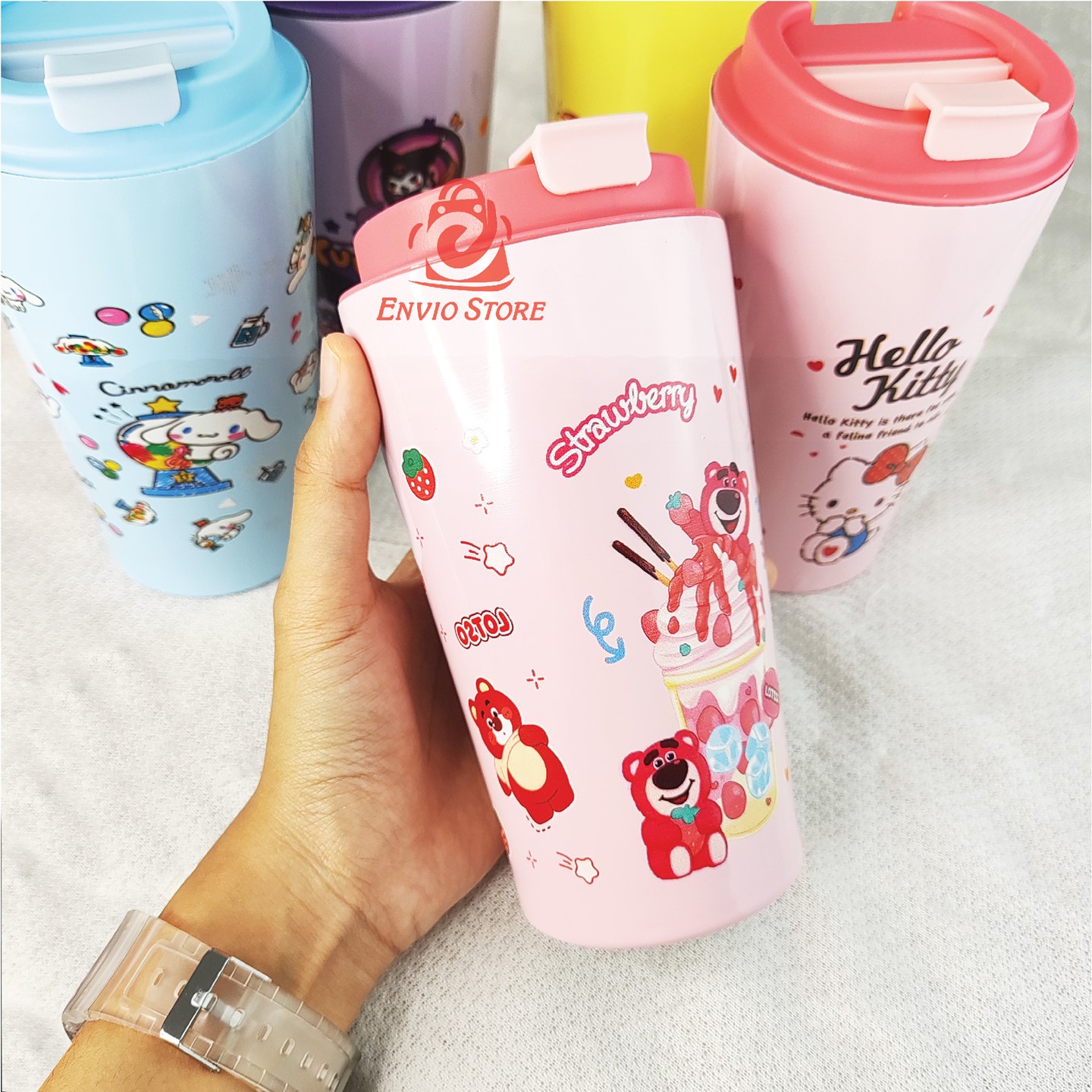 Tumblr Termos Karakter Sanrio 500ml - LOTSO (Termos Botol Air Minum)