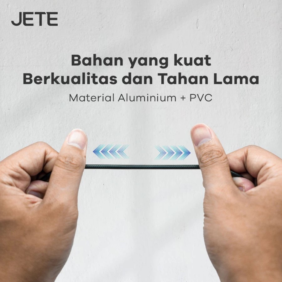 JETE Kabel Aux Male to Male Stereo Audio Cable - 100cm (1M)
