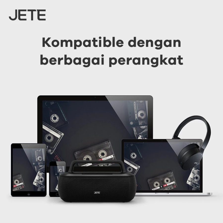 JETE Kabel Aux Male to Male Stereo Audio Cable - 100cm (1M)