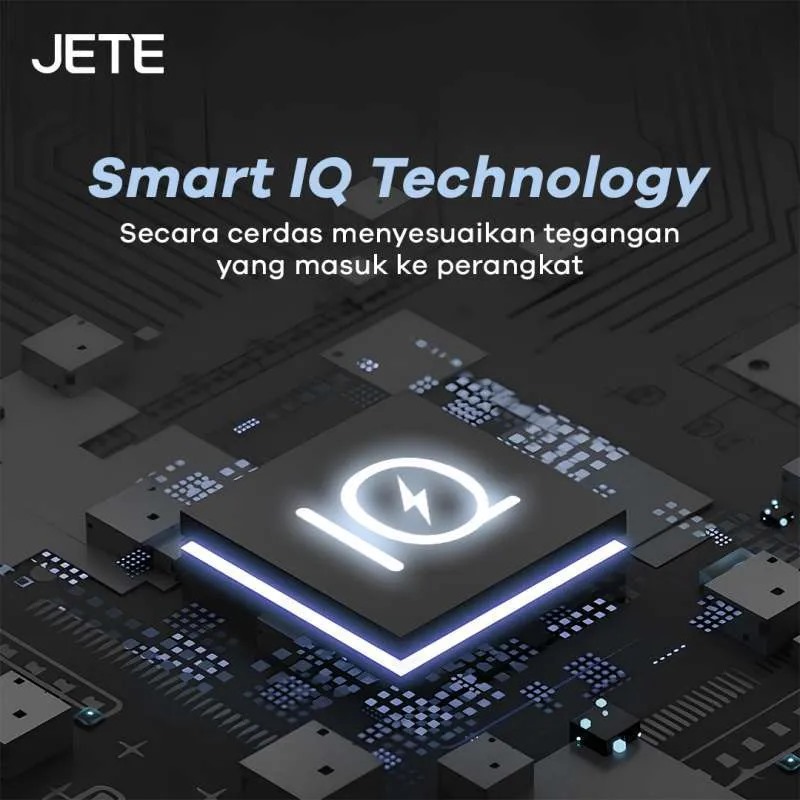 JETE Charger E31 Adaptor USB-C & USB-A + Kabel Type C to Lightning (20W)