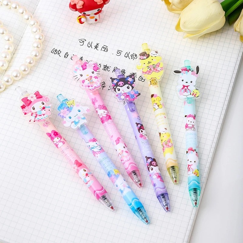 Pulpen Cetek Sanrio - Ballpoint/Pena Akrilik Mekanik 0.5mm