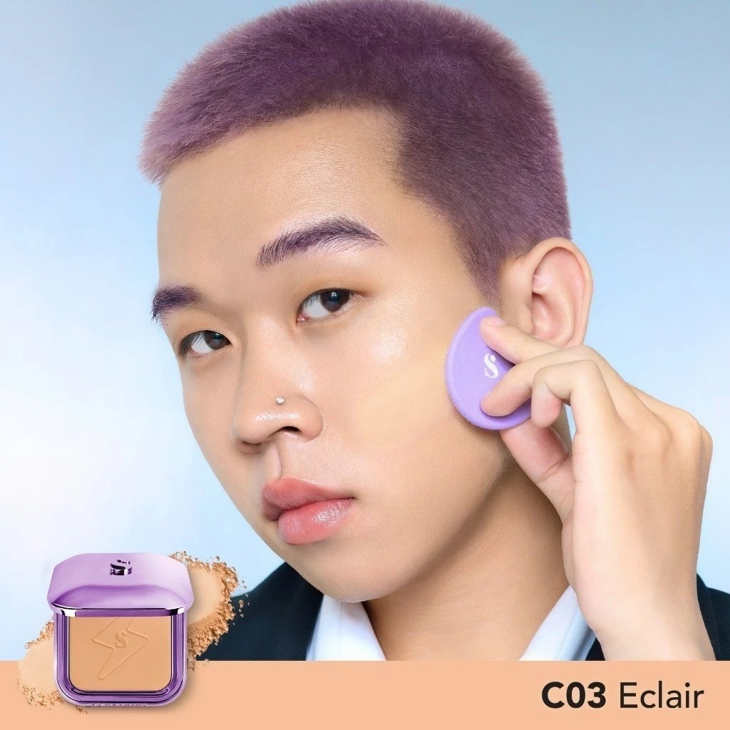 Somethinc Copy Paste Coverblur Powder Foundation 12gr - C03 Éclair