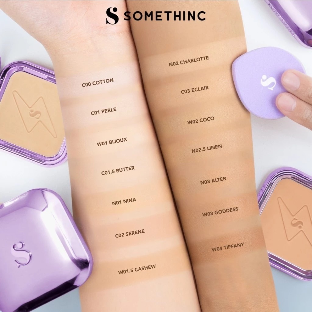 Somethinc Copy Paste Coverblur Powder Foundation 12gr - N02 Charlotte