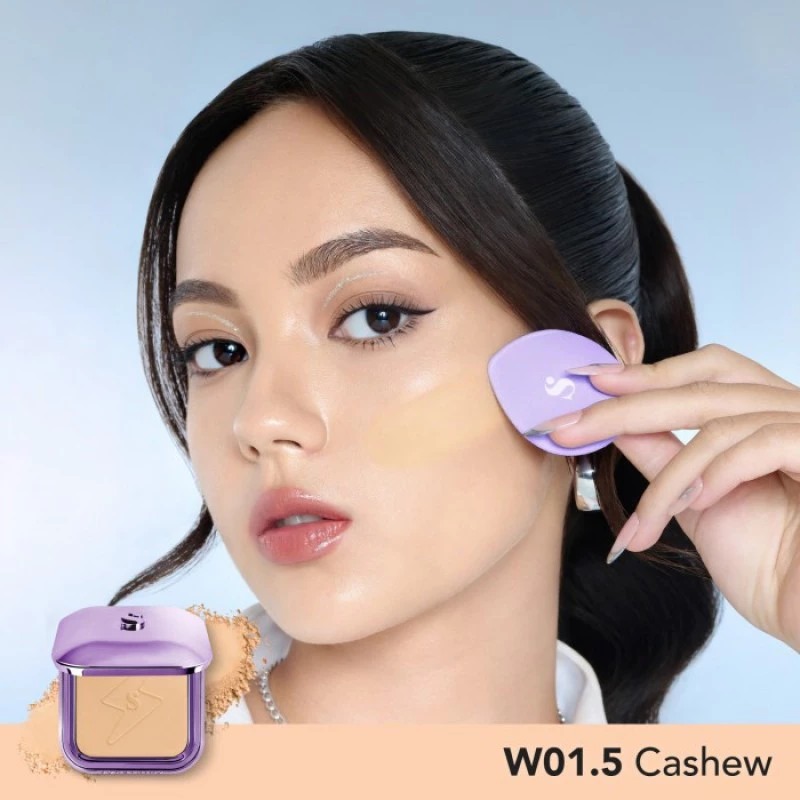 Somethinc Copy Paste Coverblur Powder Foundation 12gr - W01.5 Cashew