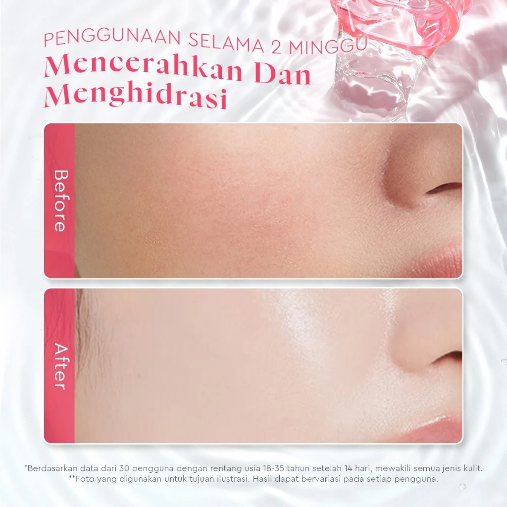 Glad 2 Glow Toner - Pomegranate Niacinamide Brightening 80ml