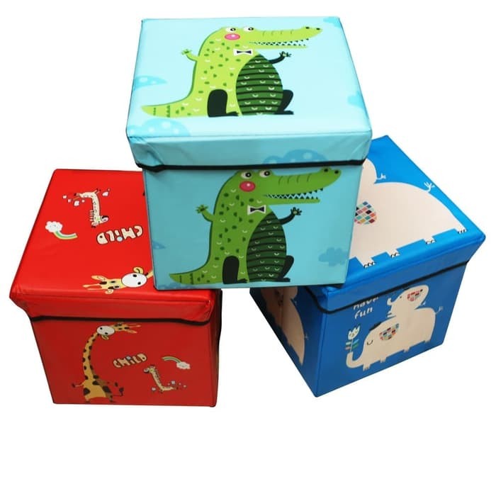 Animal Storage Box - ZEBRA (Kotak Penyimpanan Anak + Kursi)