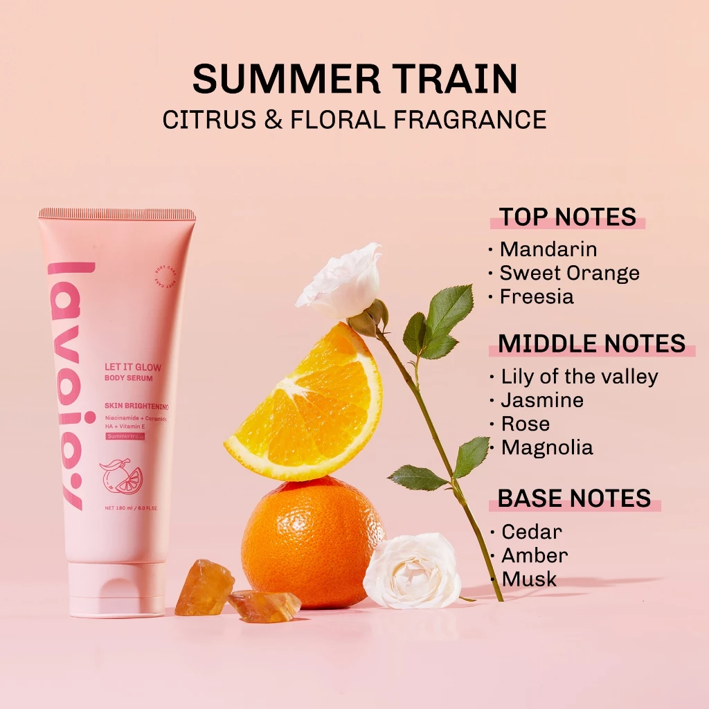 Lavojoy Let It Glow Summertain Skin Brightening Body Serum 180ml