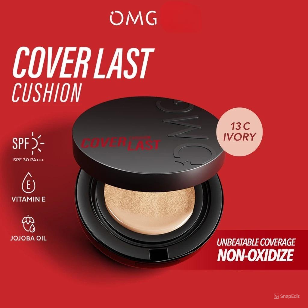Oh My Glam Coverlast Cushion 15gr - 13C Ivory (OMG)