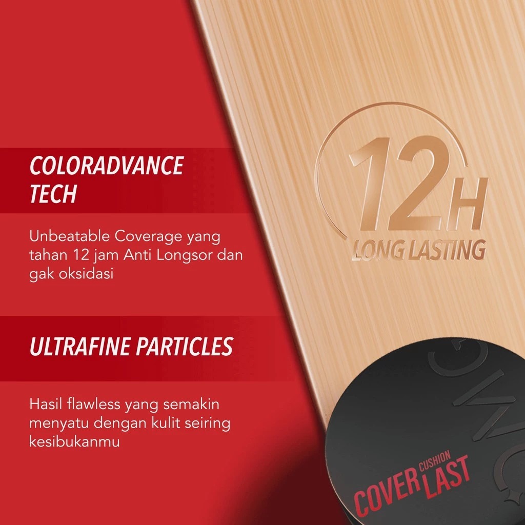 Oh My Glam Coverlast Cushion 15gr - 50N Crème (OMG)