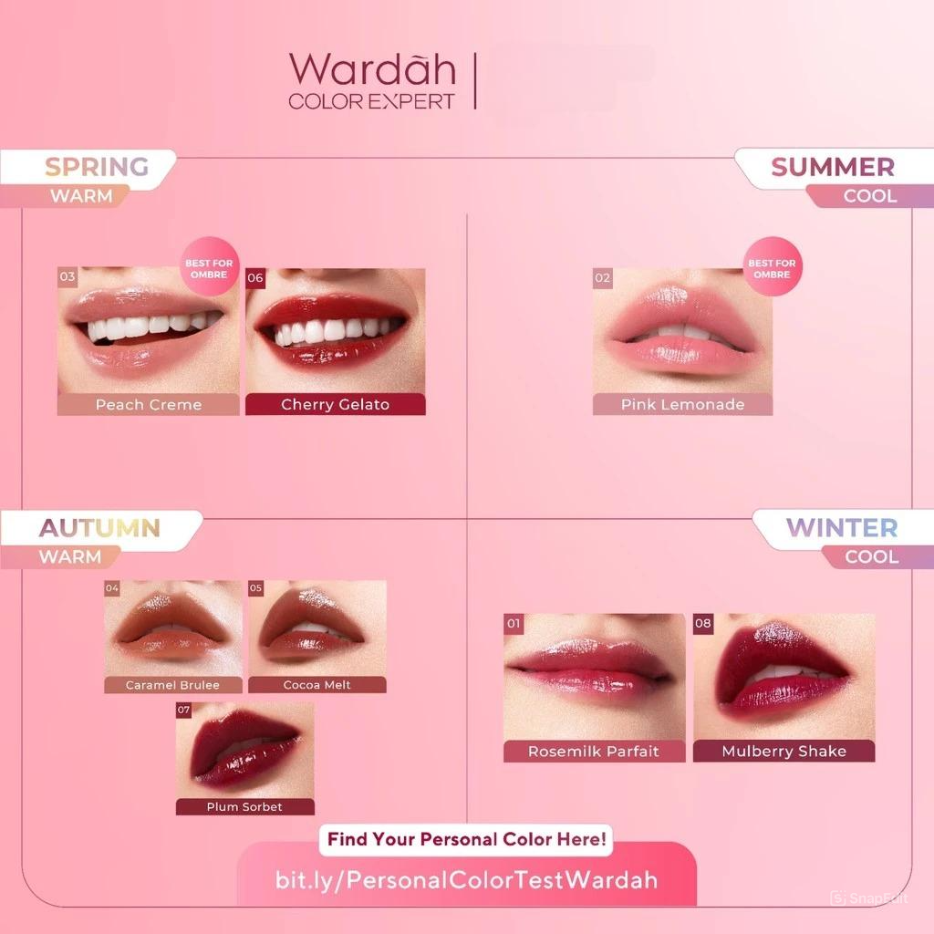 Wardah Moist Dew Tint 3gr - 03 Peach Crème