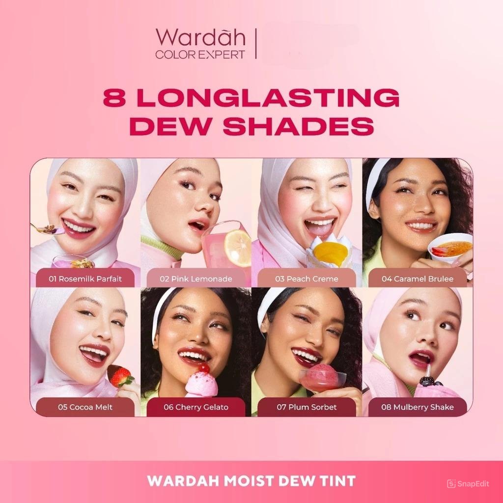 Wardah Moist Dew Tint 3gr - 07 Plum Sorbet