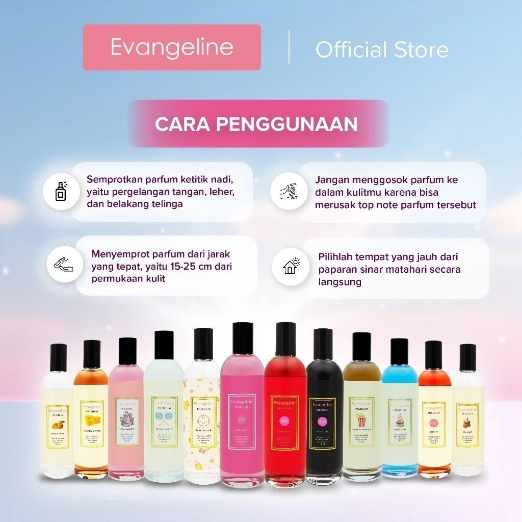 Evangeline Eau De Parfum Premium 100ml - Bakkarat