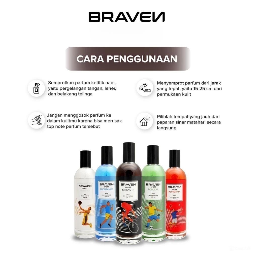 Braven Eau De Parfum Sport 100ml - Popular *