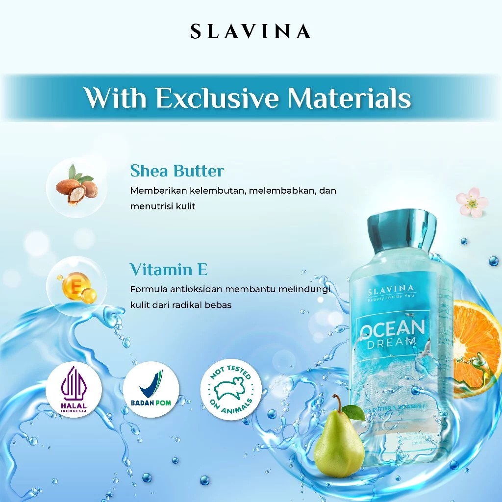 Slavina Shower Gel 350ml - Ocean Dream