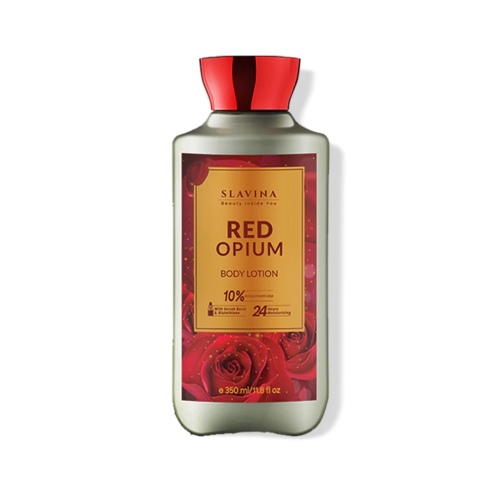 Slavina Body Lotion 350ml - Red Opium