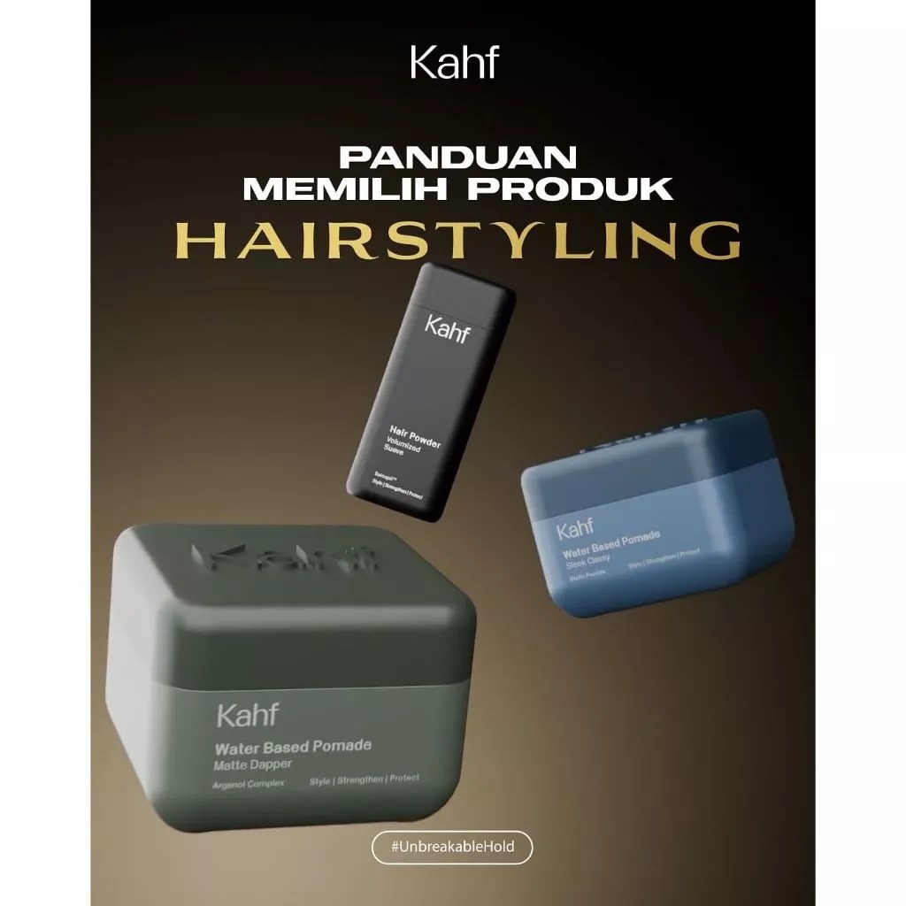 Kahf Water Based Pomade 70gr - Sleek Classy