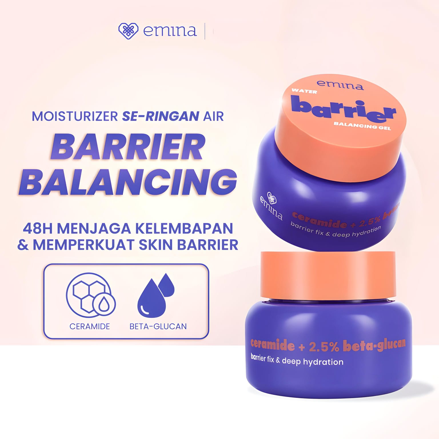 Emina Water Gel 30gr - Barrier Balancing Gel
