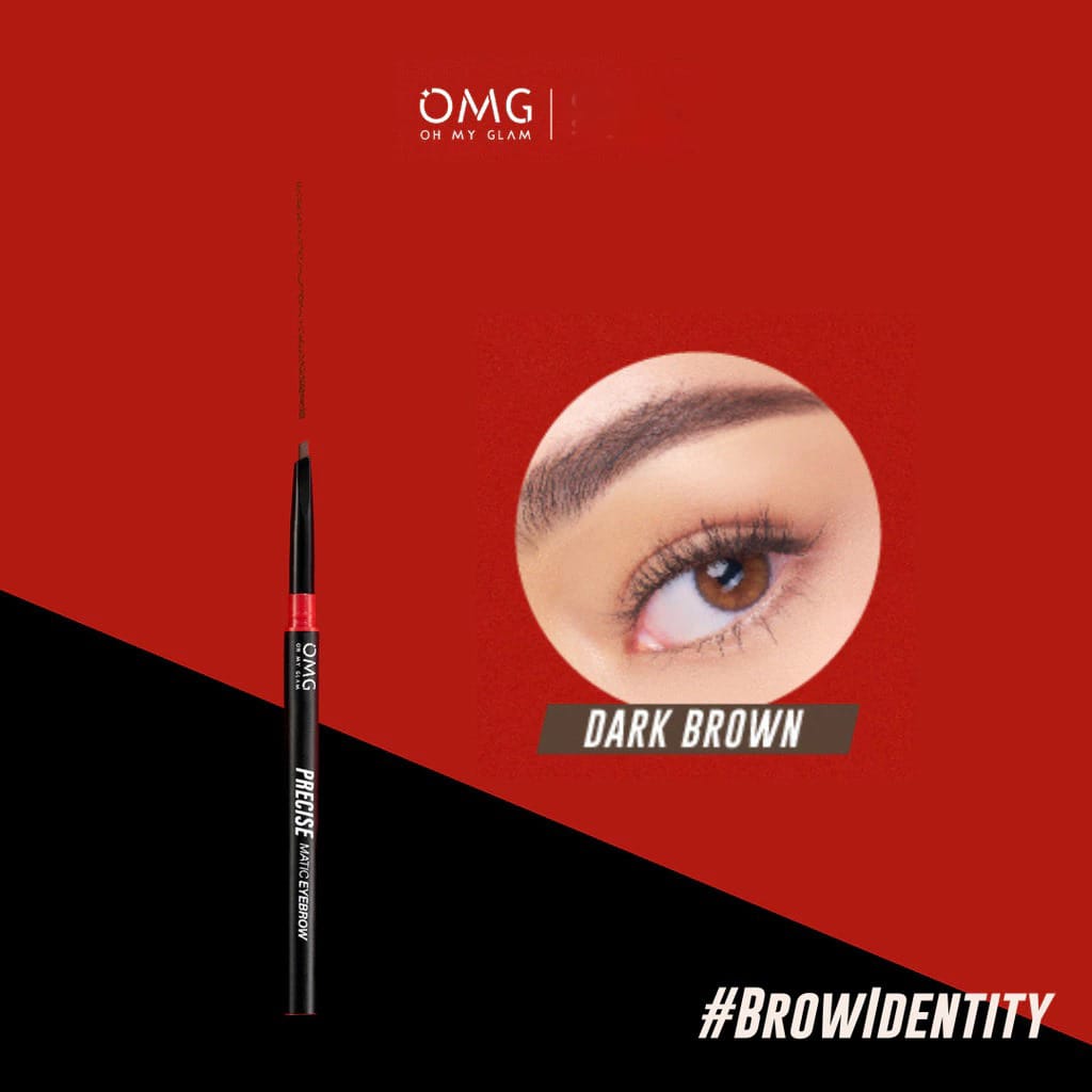 Oh My Glam Precise Matic Eyebrow (OMG) 0.07gr - 01 Dark Brown