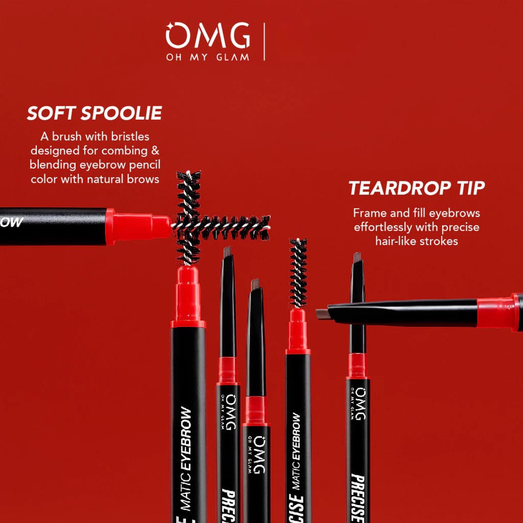 Oh My Glam Precise Matic Eyebrow (OMG) 0.07gr - 01 Dark Brown