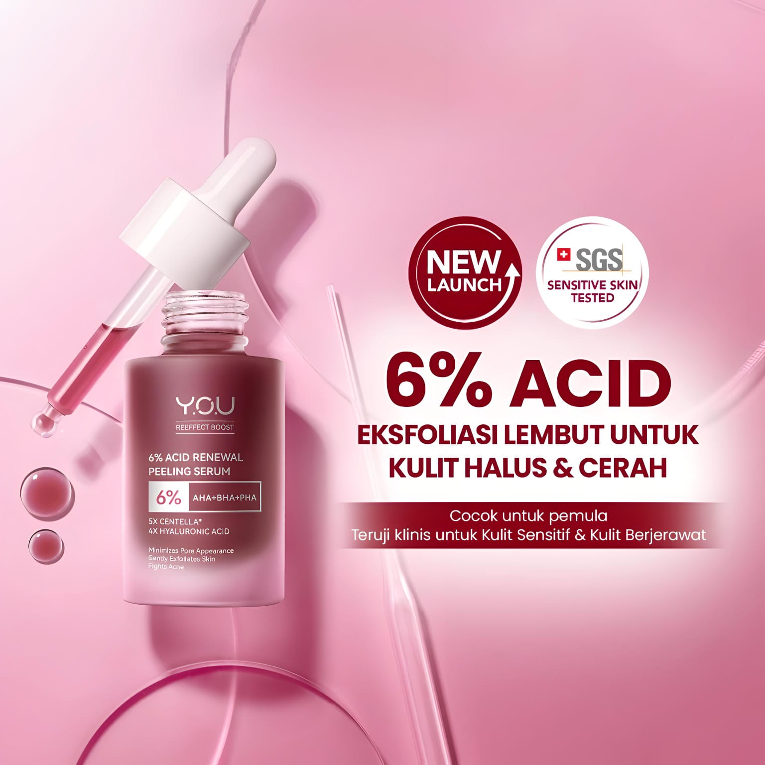 YOU 6% Acid Renewal Peeling Serum 20ml *