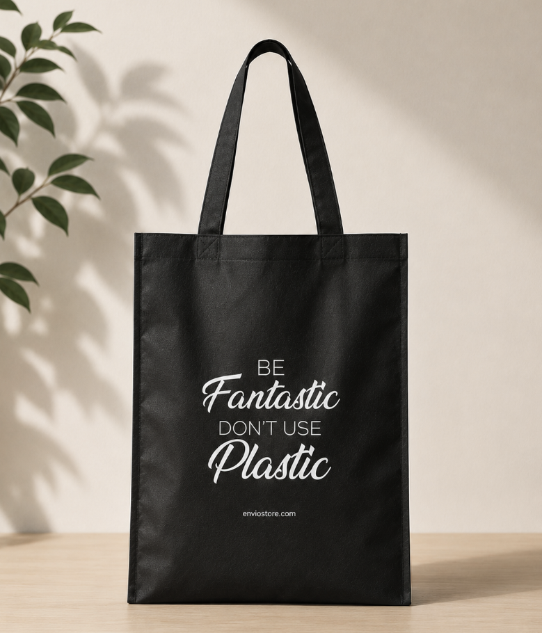 Envio Store Tas Belanja Hitam 37x30cm (Reusable Bag)