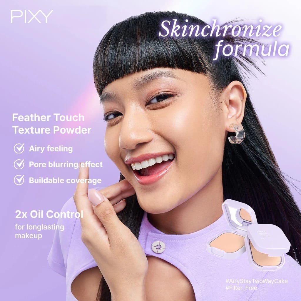 Pixy Airy Stay Two Way Cake 4gr - N43 Medium Beige
