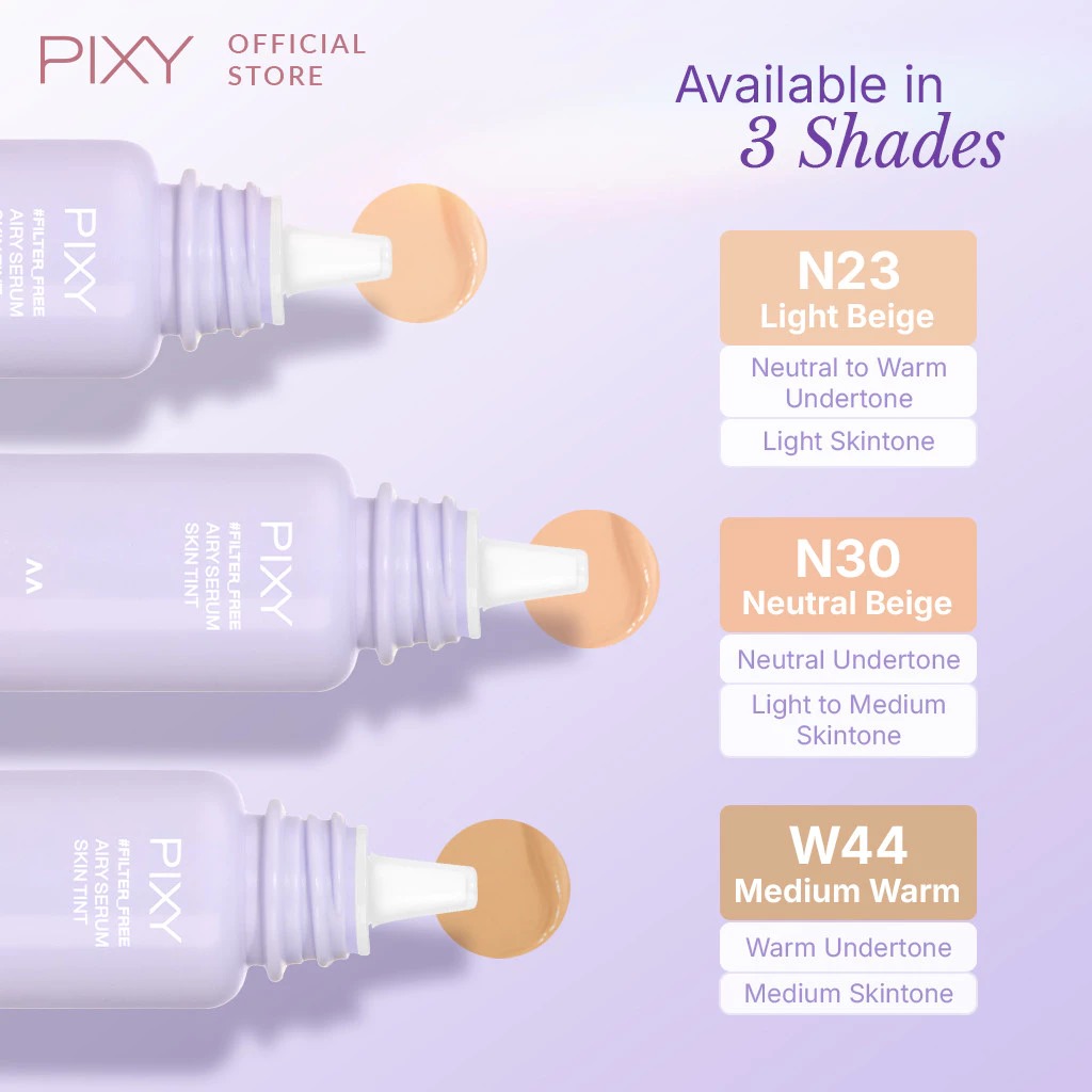 Pixy Airy Serum Skin Tint 25gr - N30 Neutral Beige