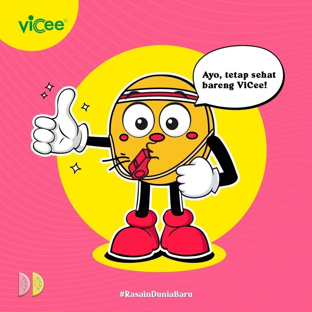 Vicee 500 Sweetlets Tablet Hisap Vitamin C (1 Strip 2 Tablet) - Rasa Jeruk