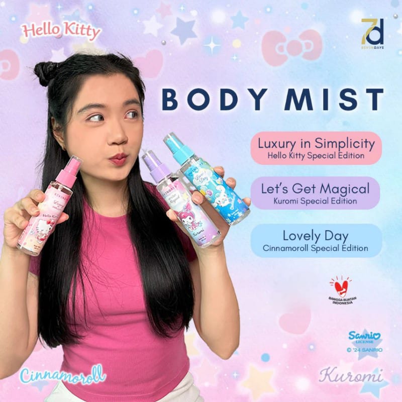 Sevendays Body Mist 100ml - Hello Kitty (Luxury In Simplicity)