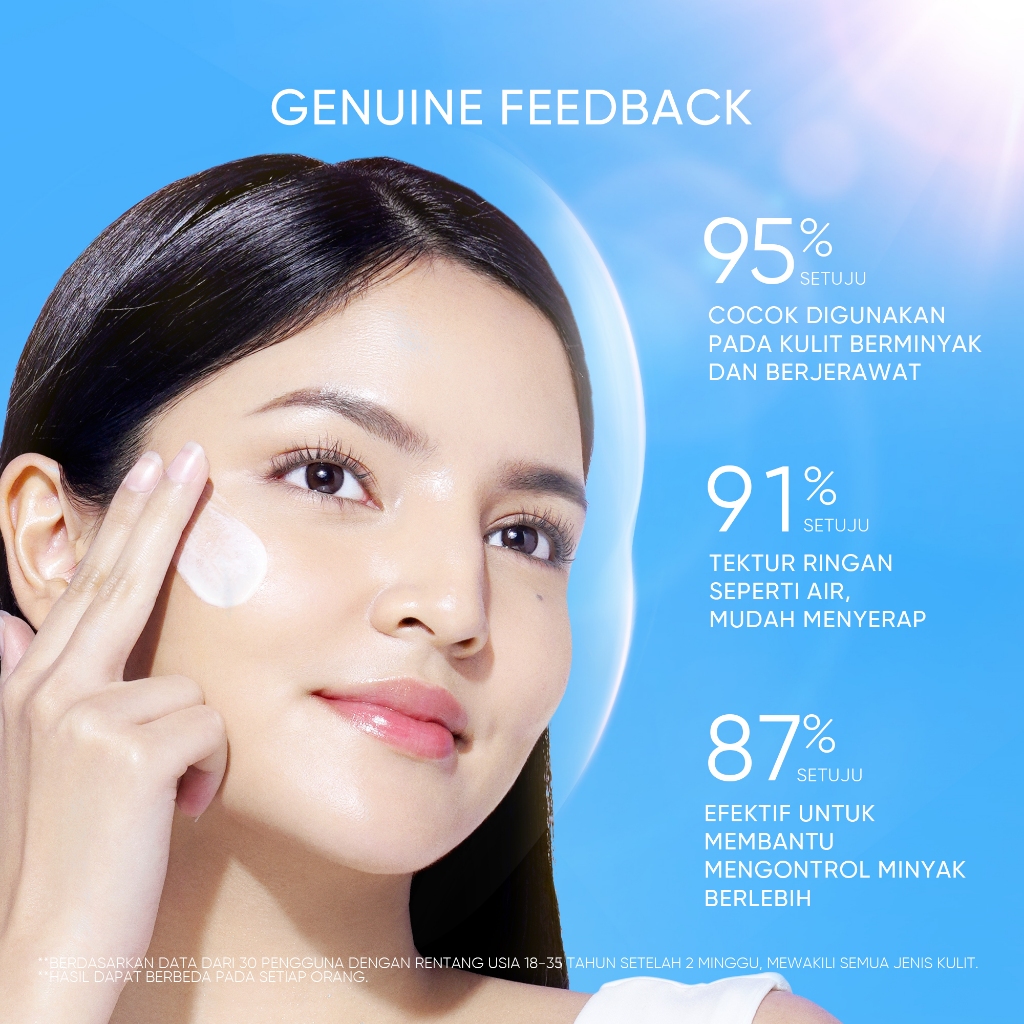 Skintific Aqua Light Daily Sunscreen SPF 35 PA+++ 50gr
