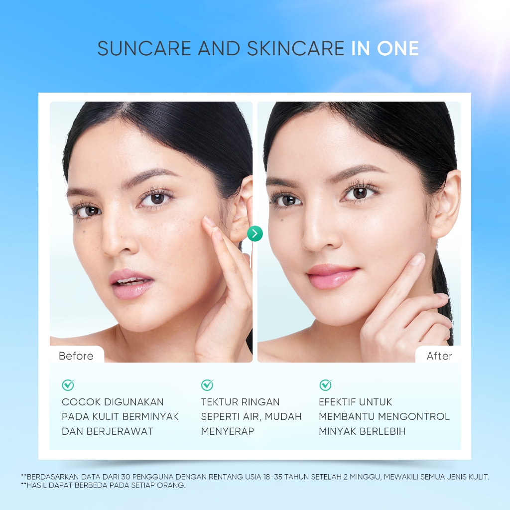 Skintific Aqua Light Daily Sunscreen SPF 35 PA+++ 50gr