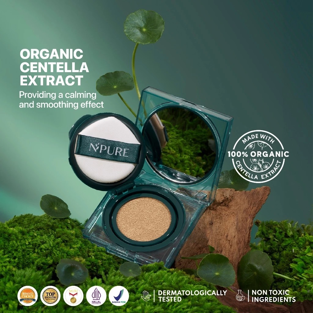 Npure Power Cushion Flawless Matte 13gr - Almond