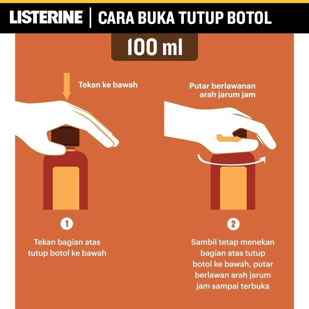 Listerine Antiseptic Mouthwash - Siwak 100ml