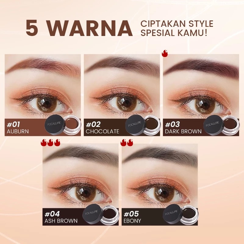 Focallure Brow Gel Cream (FA23) 4gr - 03 Dark Brown