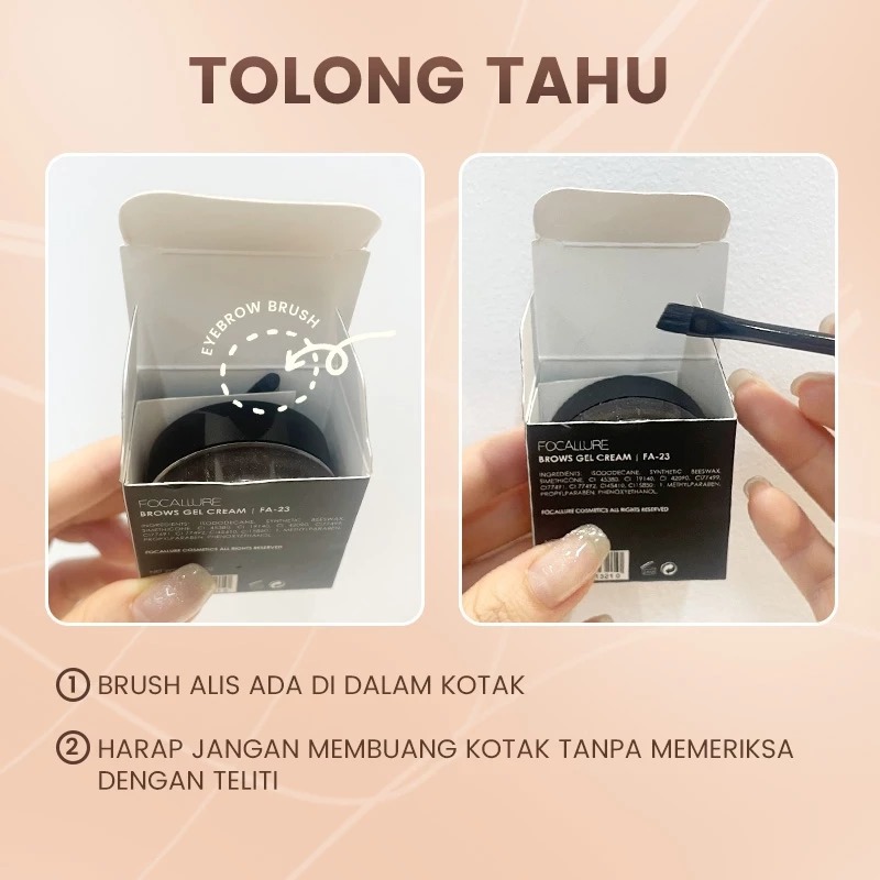 Focallure Brow Gel Cream (FA23) 4gr - 05 Ebony