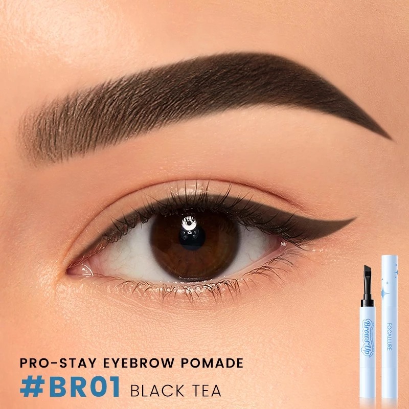 Focallure Lasting Waterproof Brow Pomade (FA-E23) 1.4gr - BR01 Black Tea