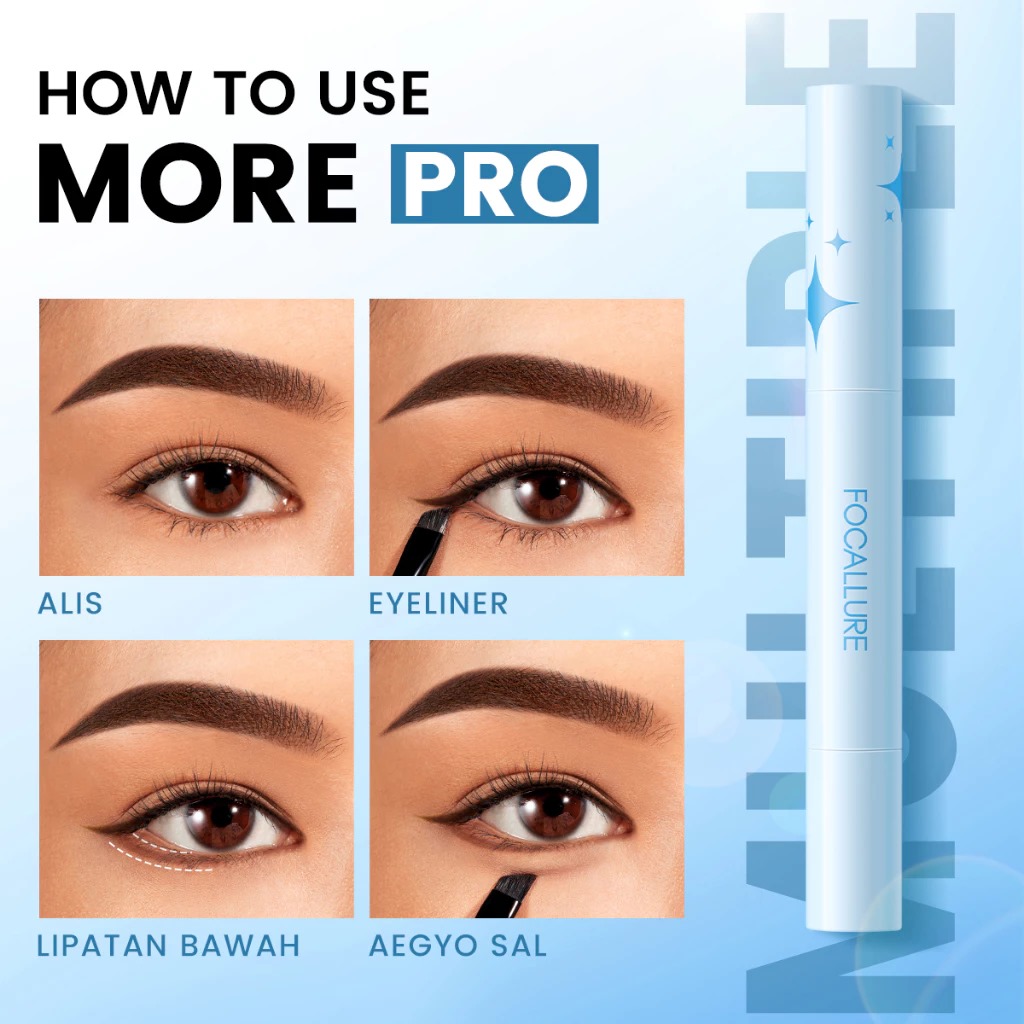 Focallure Lasting Waterproof Brow Pomade (FA-E23) 1.4gr - BR01 Black Tea