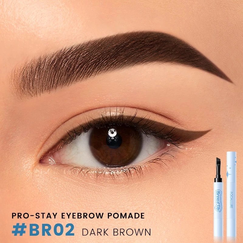 Focallure Lasting Waterproof Brow Pomade (FA-E23) 1.4gr - BR02 Dark Brown