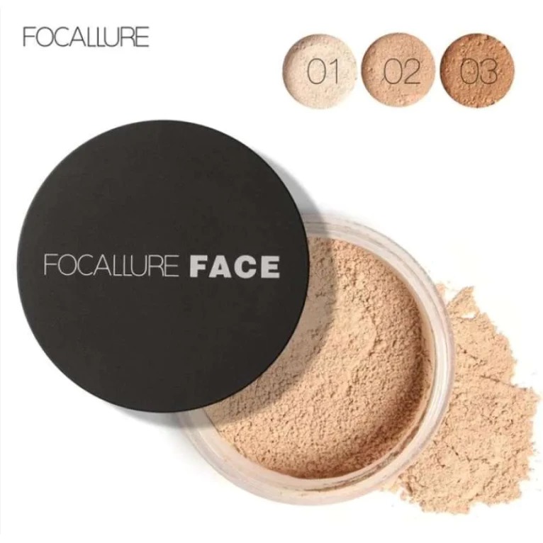 Focallure Face Setting Powder Poreless Oil Control (FA15) 7gr - 01 Ivory