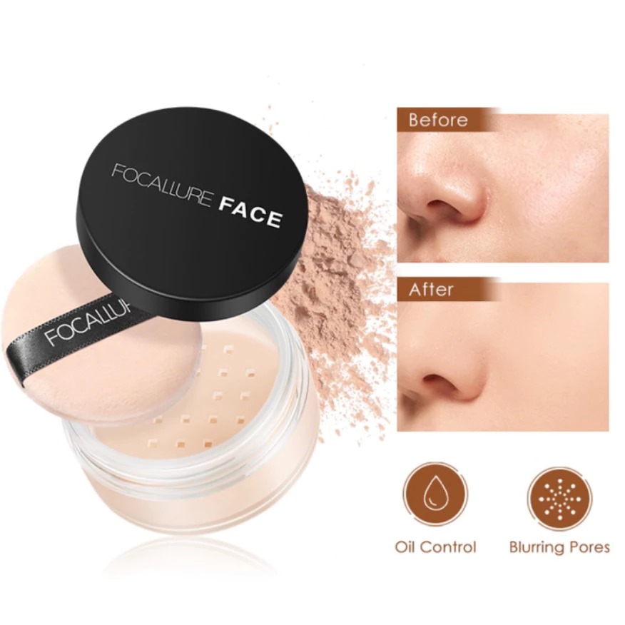 Focallure Face Setting Powder Poreless Oil Control (FA15) 7gr - 03 Wheat Color