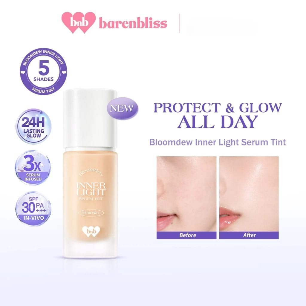 BNB Barenbliss Bloomdew Inner Light Serum Tint SPF30 PA+++ 30ml - MN0 Primrose