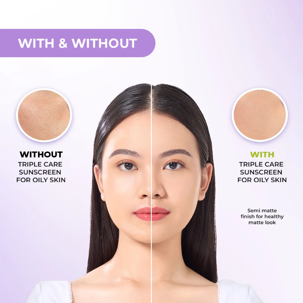Facetology Triple Care Sunscreen For Oily & Acne Skin SPF40 PA+++ 40ml