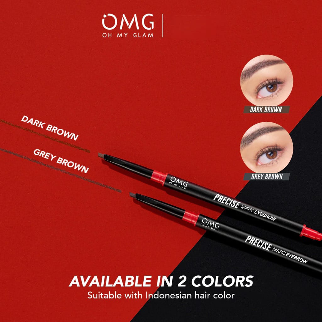 Oh My Glam Precise Matic Eyebrow (OMG) 0.07gr - 02 Grey Brown