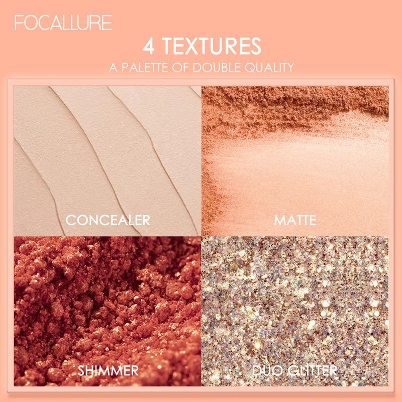 Focallure 10 Color Eyeshadow Palette Uptown Girls (FA158) 5gr - 03 Sunflower At Sunset