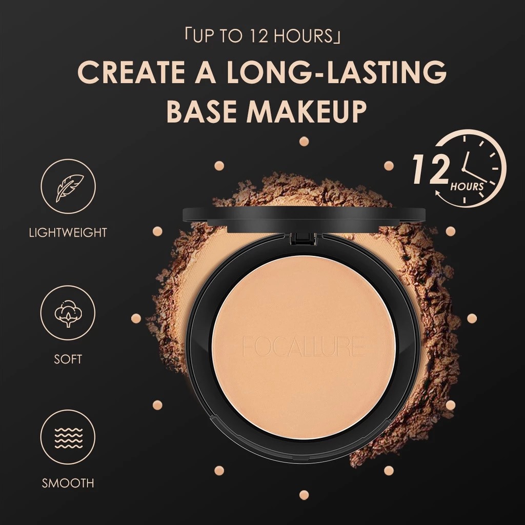 Focallure Face Pressed Powder (FA16) 8.4gr - 02 Natural Color